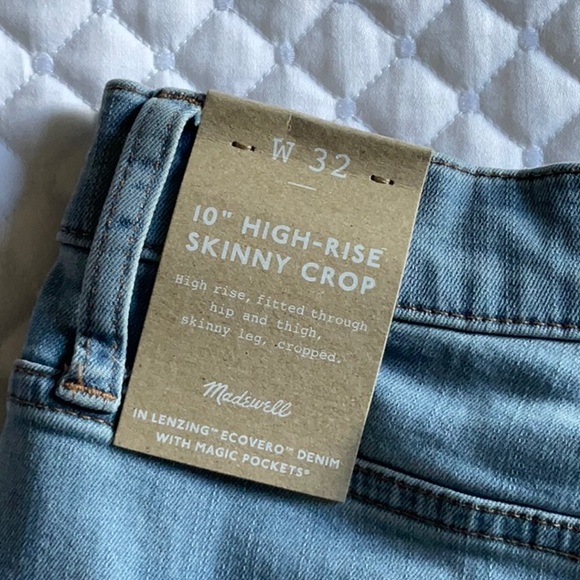 Madewell High Rise Skinny Crop Jeans - Picture 6 of 8